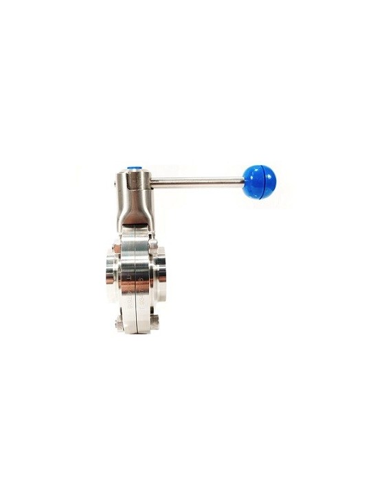 KLAPKA MOTÝLKOVÁ PŘÍMÁ SS DN25 – DN200 EPDM