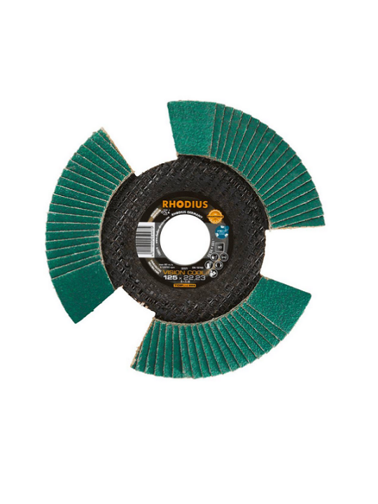 Rhodius VISION COOL LSZ F 207078 – lamellás csiszolókorong 125 × 22,23 mm K60