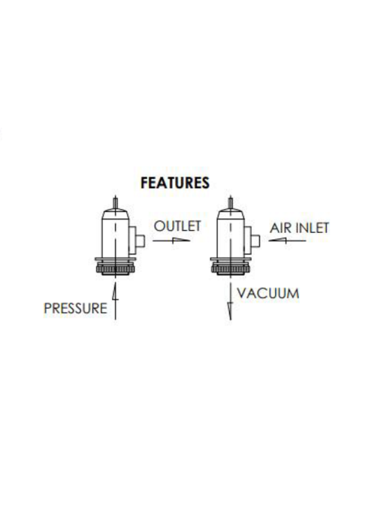 Ventil odvzdušňovací dvojčinný