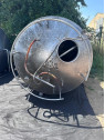 Nerezová nádrž o objeme 6300 litrov, izolovaná, stojatá