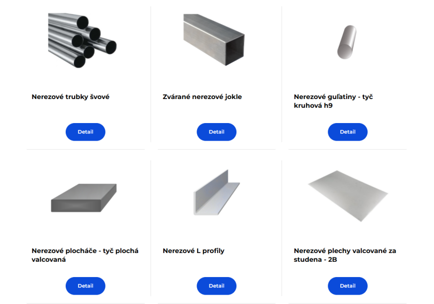 Výhody nákupu nerezových plechů a profilů u NEREZINOX